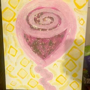 Marshmallow Flower and Diamonds